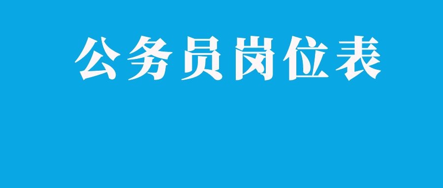 2025年云南省考试录用公务员岗位表